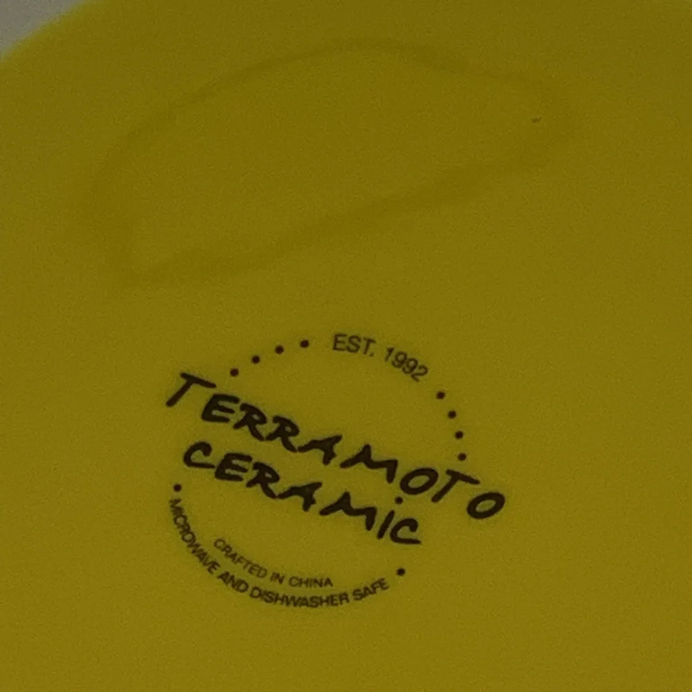 Terramoto Ceramic Yellow Lemon Pitcher